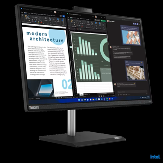 All in one Lenovo ThinkCentre Neo 30a Gen 4, 12K00033CR, 23.8" FHD IPS, Intel Core i5 13420H up to 4.6GHz, 16GB DDR4, 512GB NVMe SSD, Intel UHD Graphics, DVD, no OS, 3 god