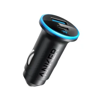 Auto punjač Anker 323, USB-A, USB-C, 30W, crni