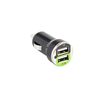 Auto punjač SBOX CC-221, 2xUSB-A, 10W, crni