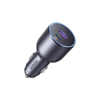 Auto punjač Ugreen 63W, USB-A, USB-C, 63W, crni