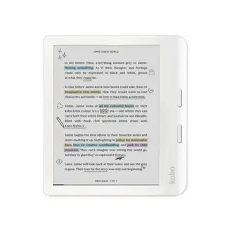 E-Book Reader Kobo Libra Colour, 7" Touch, 32GB, WiFi, white