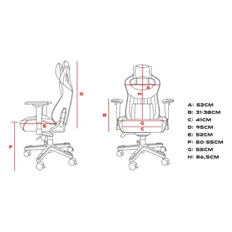 Gaming stolica Genesis Nitro 950, crna