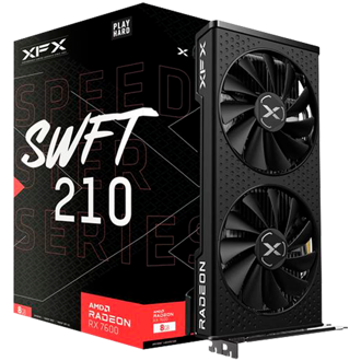 Grafička XFX AMD Radeon RX7600XT Speedtser Swft 210, 16GB GDDR6