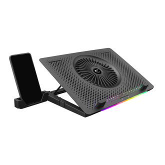 Hladnjak za prijenosno računalo White Shark GCP-33 Ice Master, do 15.6", RGB, crni