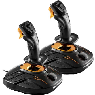 Joystick Thrustmaster T.16000M FCS Space Sim Duo, PC, crno-narančasti