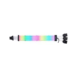 Kabel Lian Li Strimer Plus V2 12VHPWR, 3x8 na 16-Pin, 8 LED, RGB, 335mm