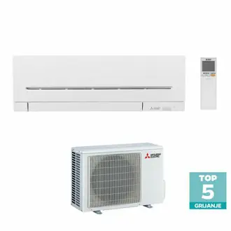 Klima Mitsubishi Electric MSZ/MUZ-AP42VG, 42000 BTU, hlađenje/ grijanje, inverter, bijela, 3 god