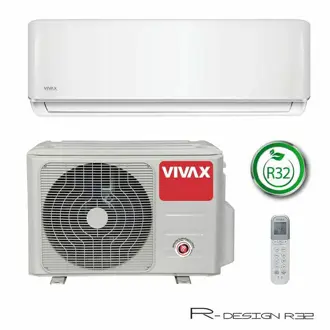 Klima Vivax ACP-12CH35AERI+, 3.52kW hlađenje, 3.81kW grijanje, R32, zidna jedinica, bijela, 5 godina jamstva