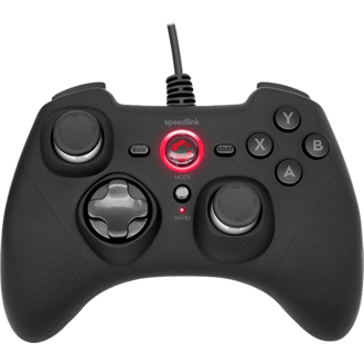 Kontroler Speedlink Rait, žičani, PC, PS3, Switch, crni
