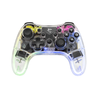 Kontroler White Shark GPW-8039 Legion Wireless, bežični, PC, PS3, PS4, Nintendo Switch, RGB, prozirni