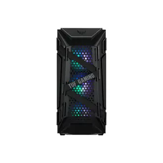 Kućište Asus TUF Gaming GT301, Mid tower, kaljeno staklo, bez napajanja, ATX, crno