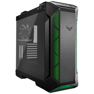 Kućište Asus TUF Gaming GT501, Mid tower, kaljeno staklo, bez napajanja, E-ATX, crno