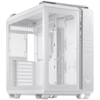 Kućište Asus TUF Gaming GT502 Plus, Mid tower, kaljeno staklo, bez napajanja, ATX, bijelo