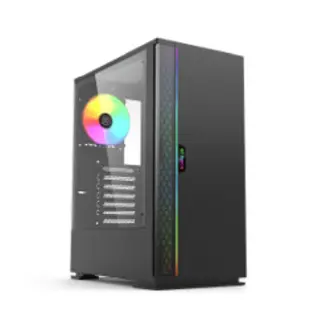 Kućište Bit Force Orion ARGB-2, Mid tower, kaljeno staklo, bez napajanja, ATX, crno