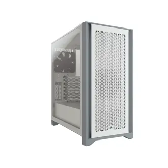 Kućište Corsair 4000D AirFlow, Mid tower, kaljeno staklo, bez napajanja, ATX, bijelo