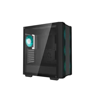 Kućište DeepCool CC560 V2, Mid tower, kaljeno staklo, bez napajanja, ATX, crno