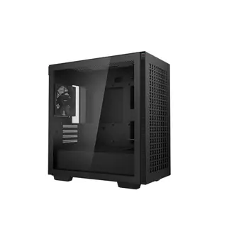 Kućište DeepCool CH370, Mini tower, kaljeno staklo, bez napajanja, Micro ATX, crno