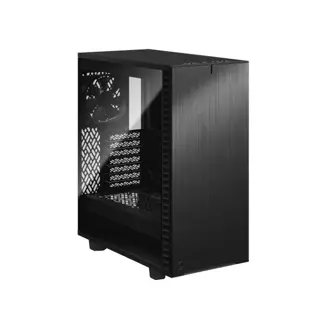 Kućište Fractal Define 7 Compact TG Dark, Mid tower, kaljeno staklo, bez napajanja, ATX, crno