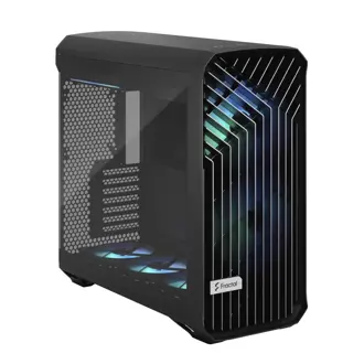 Kućište Fractal Torrent Black RGB TG Light Tint, Full tower, kaljeno staklo, RGB, bez napajanja, E-ATX, crno