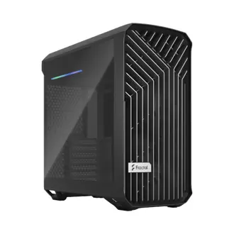 Kućište Fractal Torrent Compact Black TG Dark, Mid tower, kaljeno staklo, bez napajanja, E-ATX, crno