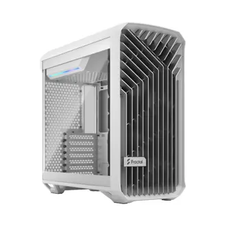 Kućište Fractal Torrent Compact White TG Clear, Mid tower, kaljeno staklo, bez napajanja, E-ATX, bijelo