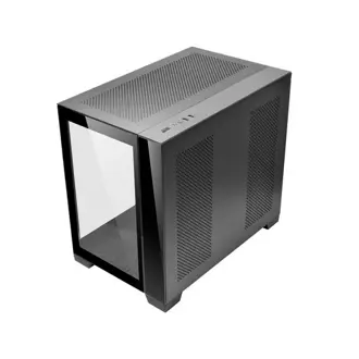 Kućište Lian Li O11 Dynamic Mini, Mini Tower, kaljeno staklo, bez napajanja, ATX, crno