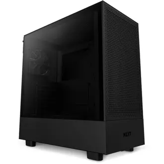 Kućište NZXT H5 Flow, Mid Tower, kaljeno staklo, bez napajanja, ATX, crno