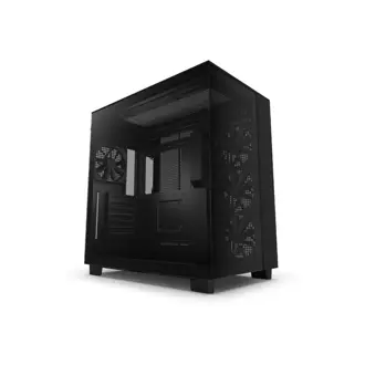 Kućište NZXT H9 Flow, Mid Tower, kaljeno staklo, bez napajanja, ATX, crno