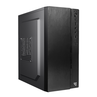 Kućište SBOX PCC-05, Mid tower, bez napajanja, Micro ATX, crno