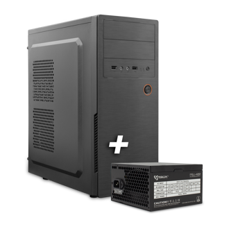 Kućište SBOX PCC-180, Mid tower, napajanje 400W, Micro ATX, crno