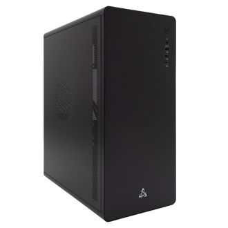 Kućište SBOX PCC-500B, Mid tower, bez napajanja, ATX, crno