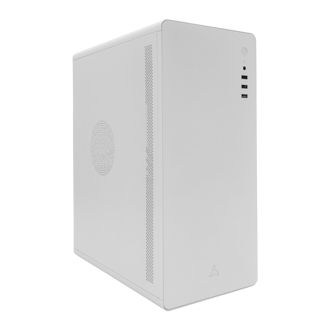 Kućište SBOX PCC-500W, Mid tower, bez napajanja, ATX, bijelo
