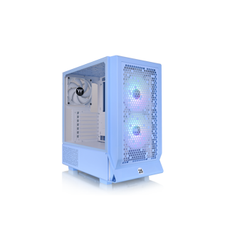 Kućište Thermaltake Ceres 330 ARGB, Mid tower, kaljeno staklo, bez napajanja, E-ATX, plavo