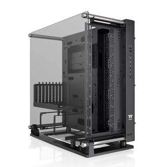 Kućište Thermaltake Core P3 TG Pro, Mid tower, kaljeno staklo, bez napajanja, E-ATX, crno