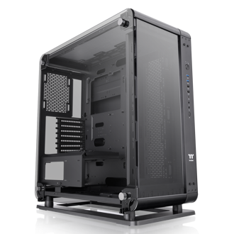 Kućište Thermaltake Core P6 TG, Mid tower, kaljeno staklo, bez napajanja, ATX, crno
