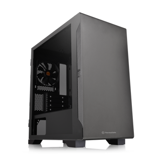 Kućište Thermaltake S100 TG, Micro Tower, kaljeno staklo, bez napajanja, Micro ATX, crno