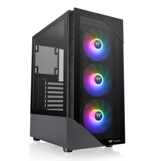 Kućište Thermaltake View 200 TG ARGB, Mid tower, kaljeno staklo, bez napajanja, ATX crno
