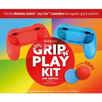 Kućište za kontroler Maxx Tech Grip 'n' Play Kit, za Nintendo Switch