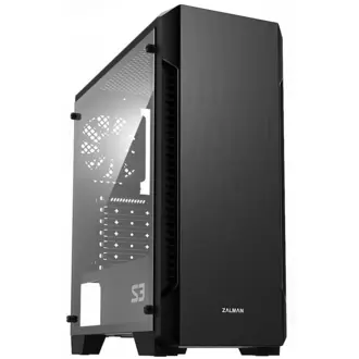 Kućište Zalman S3, Mid tower, akril, bez napajanja, ATX, crno