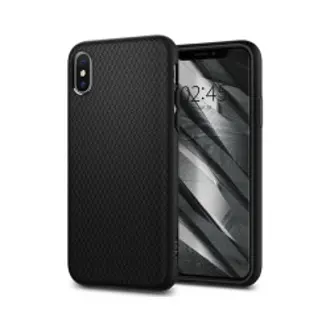 Maskica za mobitel Spigen Liquid Air, za Apple iPhone XS/X, crna