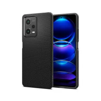 Maskica za mobitel Spigen Liquid Air, za Xiaomi Redmi Note 12 Pro 5G/POCO X5 Pro 5G, crna