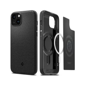 Maskica za mobitel Spigen Mag Armor MagSafe, za Apple iPhone 15 Plus, mat crna