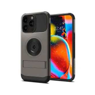 Maskica za mobitel Spigen Slim Armor MagSafe, za iPhone 15 Pro Max, gunmental