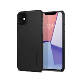 Maskica za mobitel Spigen Thin Fit, za Apple iPhone 11, crna