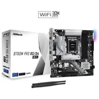 Matična ploča ASRock B760M Pro RS/D4 WiFi DDR4, Intel LGA1700, WiFi, Bluetooth, Micro ATX