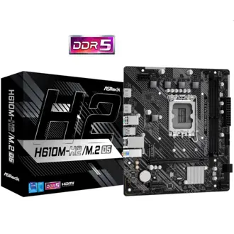 Matična ploča ASRock H610M-H2/M.2 D5 DDR5, Intel LGA1700, Micro ATX