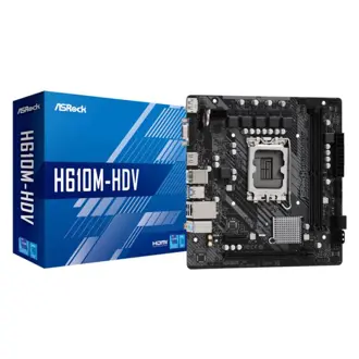 Matična ploča ASRock H610M-HDV DDR4, Intel LGA1700, Micro ATX