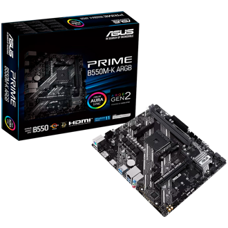 Matična ploča Asus Prime B550M-K ARGB, AMD AM4, Micro ATX