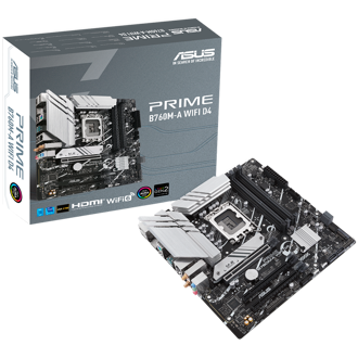 Matična ploča Asus Prime B760M-A WiFi D4 DDR4, Intel LGA1700, WiFi, Bluetooth, Micro ATX