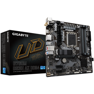 Matična ploča Gigabyte B760M DS3H AX DDR4, Intel LGA1700, WiFi, Bluetooth, Micro ATX